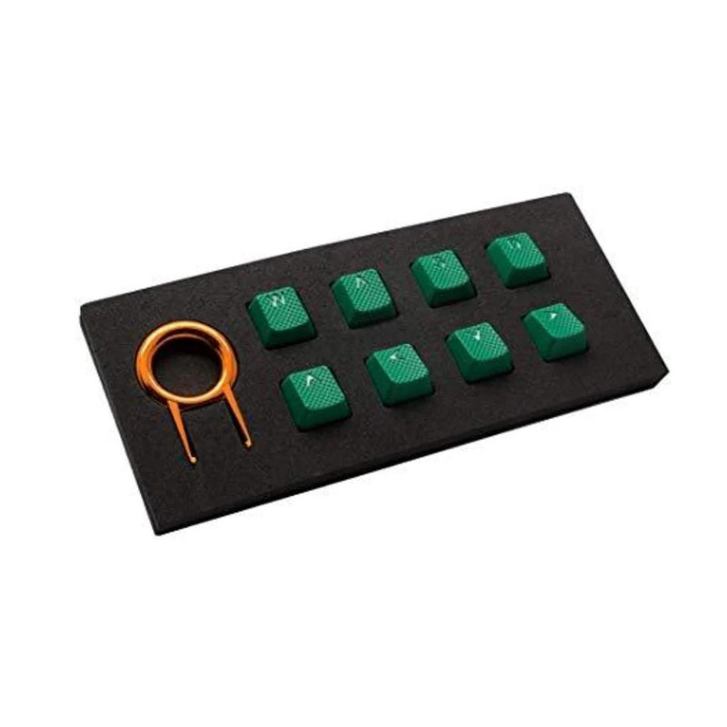 Tai-Hao 8 Key ABS Rubber Keycaps - Green - أكسسوار لوحة مفاتيح